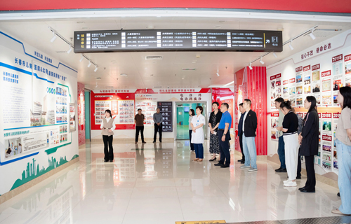  长春水务局来我院参观党建阵地，开展工作交流
